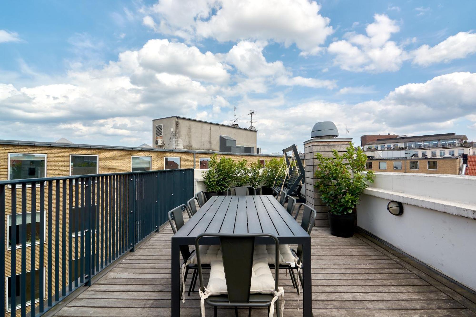 Luxury Penthouse - Private Balcony - Heart Of Apartamento Copenhague
